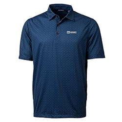 C&B DOUBLE DOT PRINT STRETCH POLO - MENS