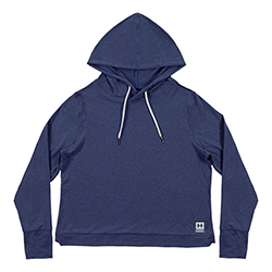 BURNSIDE MODEST CROP HOODIE - LADIES