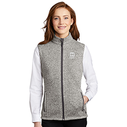 PORT AUTHORITY LADIES SWEATER FLEECE VEST